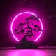 Neon night light "Bonsai tree"