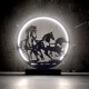 Neon night light "Horses"