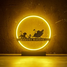 Neon night light "Hakuna Matata"