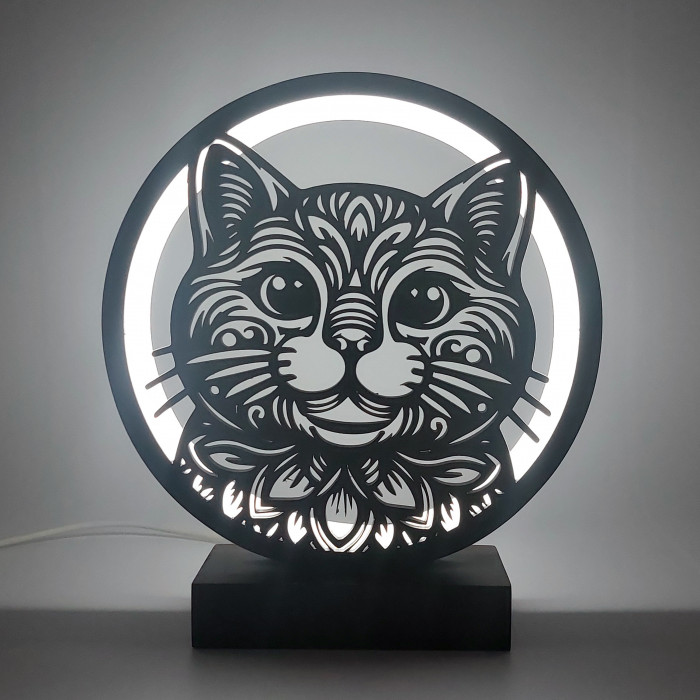 Night Light "Fairy Cat"  – LED Lamp in the Shape of a Bear
