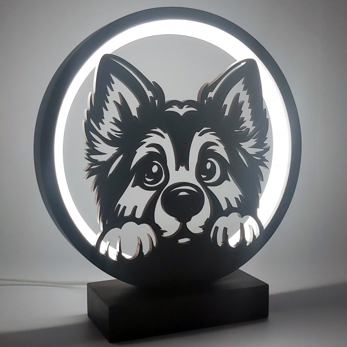 Night Light "Loyal Dog"  – LED Lamp in the Shape of a Bear