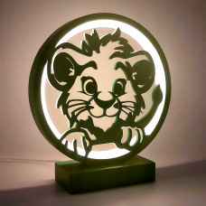 Night Light "Mischievous Lion Cub"