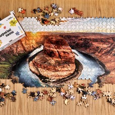 Printed wooden puzzles